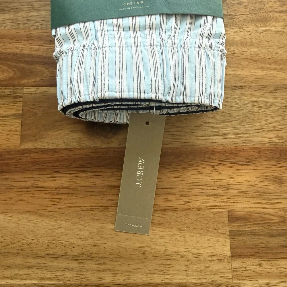 NWT J CREW Boxer Underwear Sz XL Blue Stripes Classic Comfort Oarsman 38-40